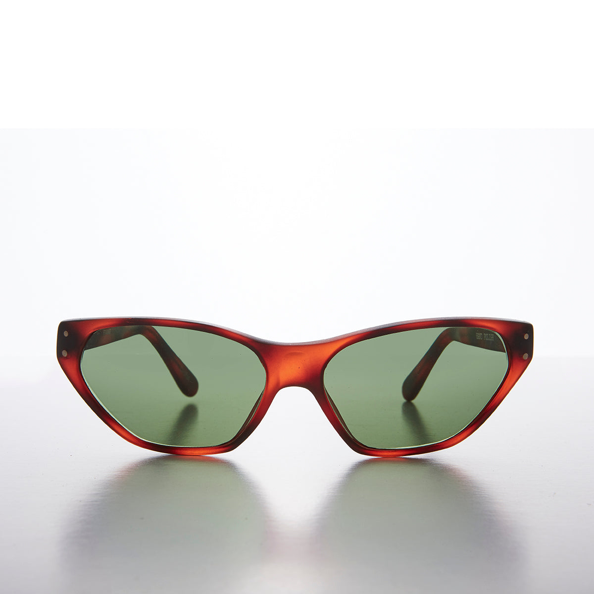 Narrow Edgy 90s Rocker Cat Eye Vintage Sunglasses 