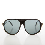 Load image into Gallery viewer, 80s Black Aviator Sunglass Glass Lens
