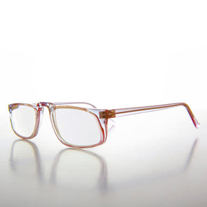 2SeeLife Half Eye Reading Glasses - Retro Rectangle, UV400, Red/Tortoise/Pink/Black