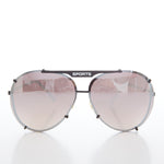 Load image into Gallery viewer, Rimless Aviator Vintage Sunglass with Mirror Lens
