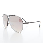 Load image into Gallery viewer, Rimless Aviator Vintage Sunglass with Mirror Lens
