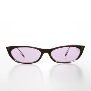 Mod Cat Eye Sunglass with Tinted Lenses