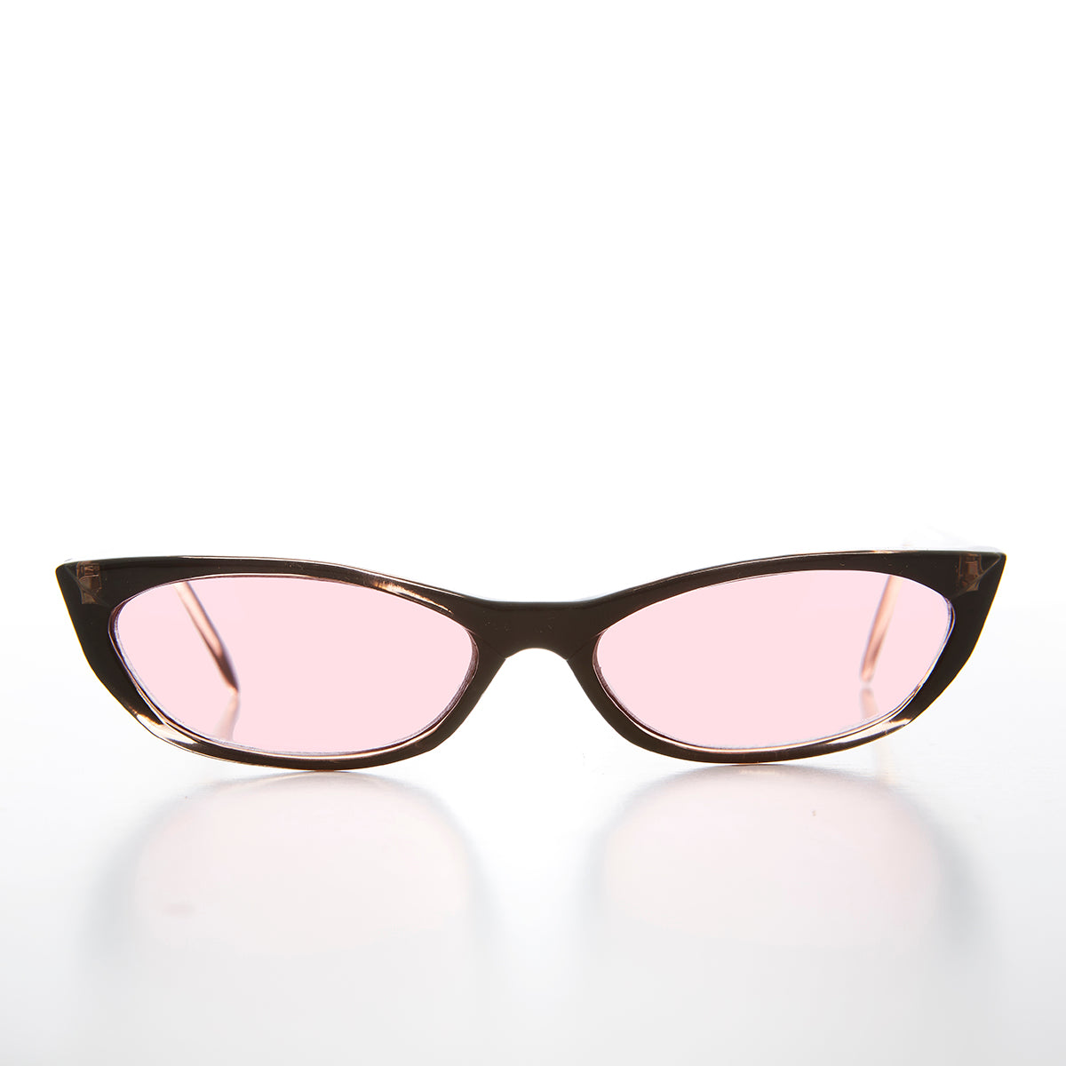 Mod Cat Eye Sunglass with Tinted Lenses