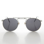 Load image into Gallery viewer, round unique brow bar vintage sunglasses
