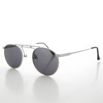 Load image into Gallery viewer, round unique brow bar vintage sunglasses
