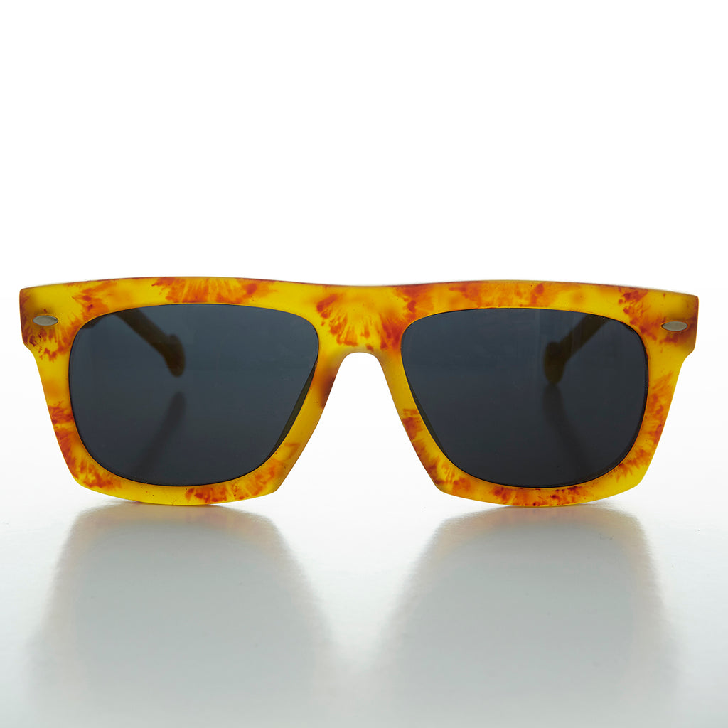 Classic Thick Square Flat Top 1950s Retro Sunglass