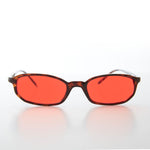 Load image into Gallery viewer, small rectangle sunglasses with red lenses
