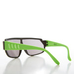 Load image into Gallery viewer, 80s Neon Sports Shield Vintage Sunglass
