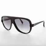 Load image into Gallery viewer, 1980s square true vintage aviator black with gradient lens
