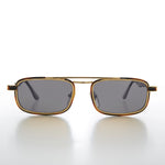 Load image into Gallery viewer, Rectangular 80s Aviator Sunglass
