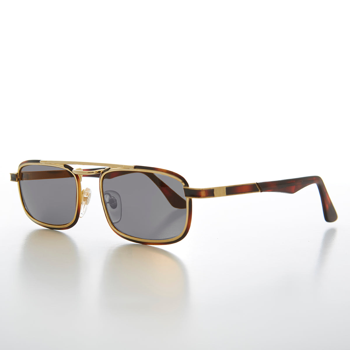 Rectangular 80s Aviator Sunglass