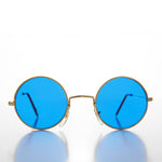 Load image into Gallery viewer, Round Circle Sunglass with Blue Color Tinted Lens
