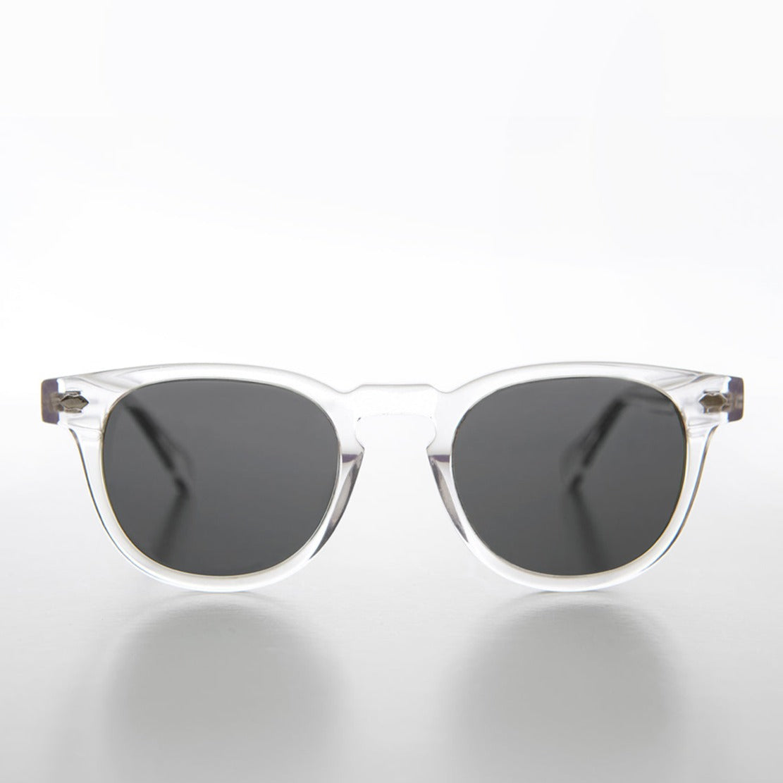 Clear Acetate Square Sunglass