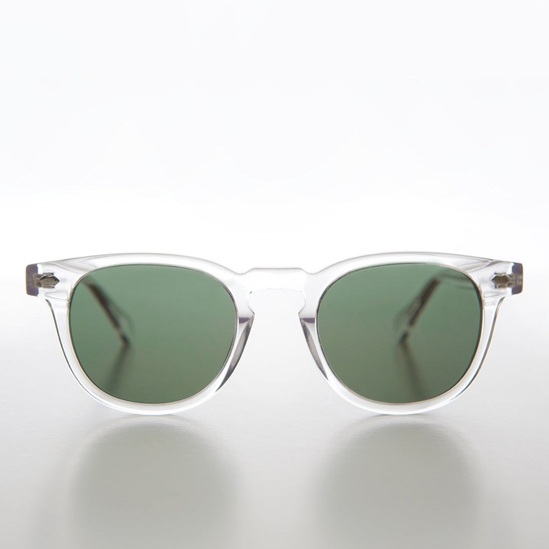 Clear Acetate Square Sunglass