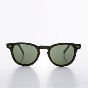 black round polarized sunglasses