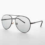 Load image into Gallery viewer, rounded aviator vintage sunglass with Corning USA glass transition lens
