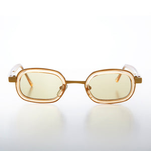 Translucent Colored Small Vintage Sunglass