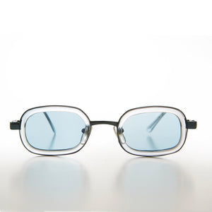 Translucent Colored Small Vintage Sunglass