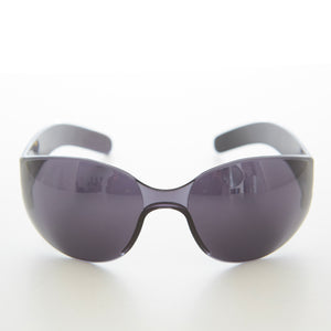 Unisex Futuristic Goggle Wrap Around Sunglasses - Blast
