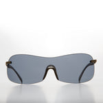 Load image into Gallery viewer, gray mono lens y2k vintage sunglasses
