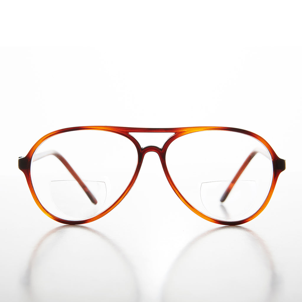 Simple Bifocal Aviator Reading Glasses