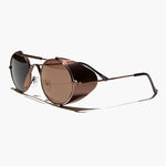 Load image into Gallery viewer, Steampunk Sunglass with Folding Side Shields
