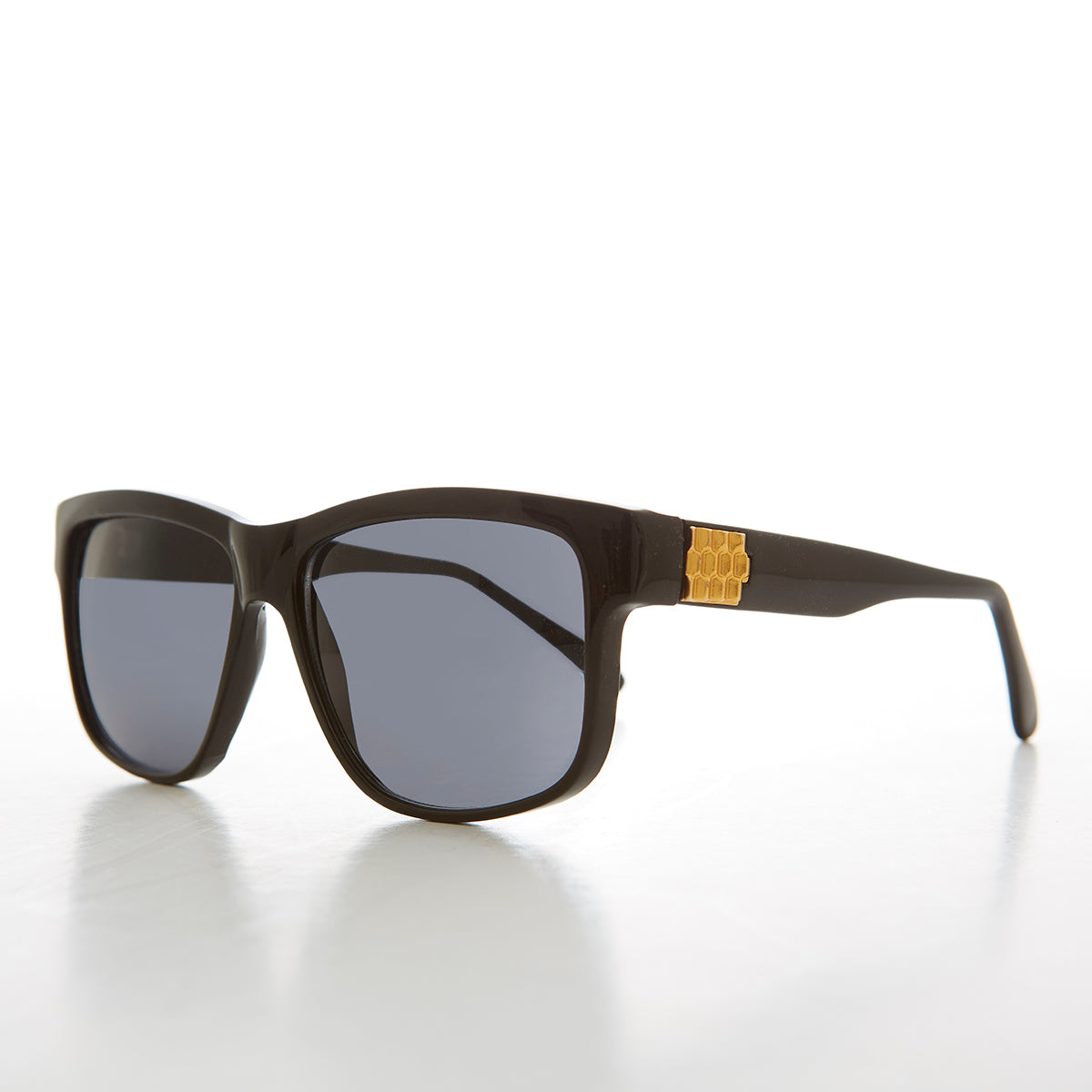 Large Square Block Frame Vintage Sunglass
