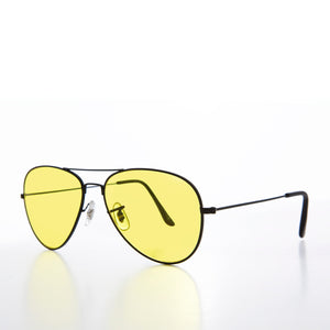 pilot sunglasses with yellow lenses