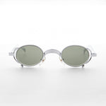 Load image into Gallery viewer, goggle 1990s metal steampunk oval vintage sunglass
