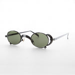 Load image into Gallery viewer, goggle 1990s metal steampunk oval vintage sunglass
