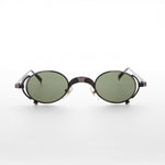 Load image into Gallery viewer, goggle 1990s metal steampunk oval vintage sunglass
