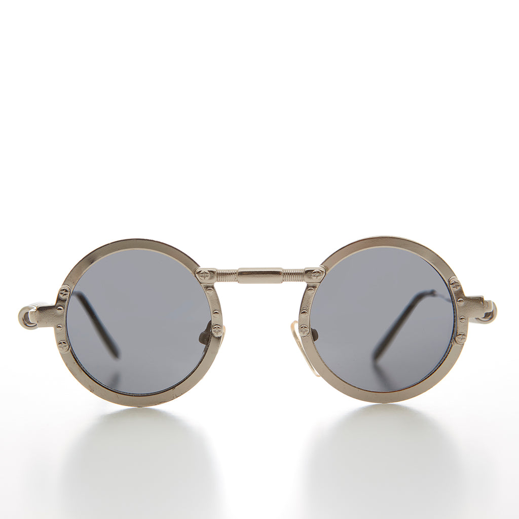 Round Industrial Steampunk Vintage Sunglass