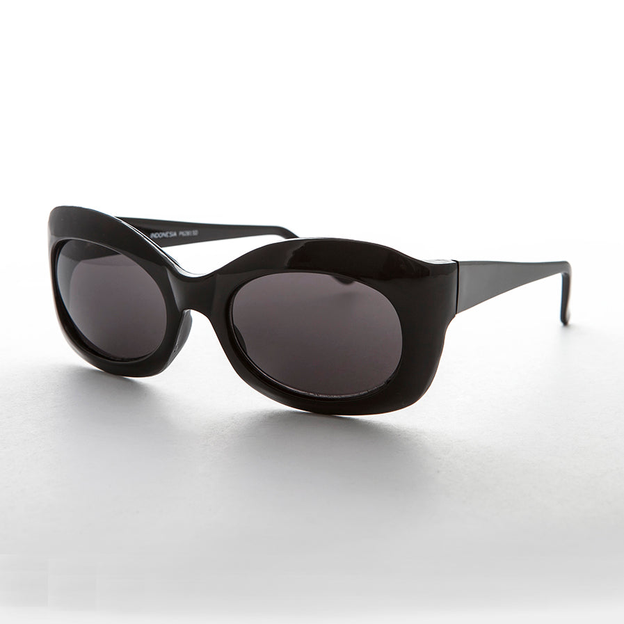oval bug eye rave vintage sunglasses