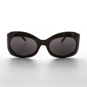 oval bug eye rave vintage sunglasses