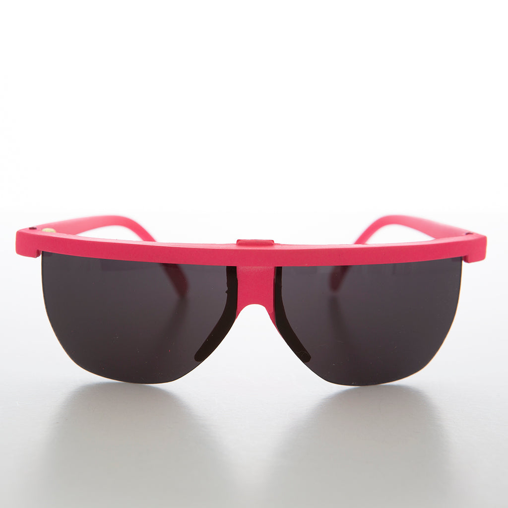 Futuristic Sporty Wraparound Vintage Sunglasses