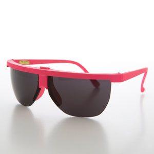 Futuristic Sporty Wraparound Vintage Sunglasses