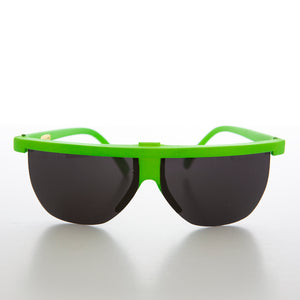 Futuristic Sporty Wraparound Vintage Sunglasses