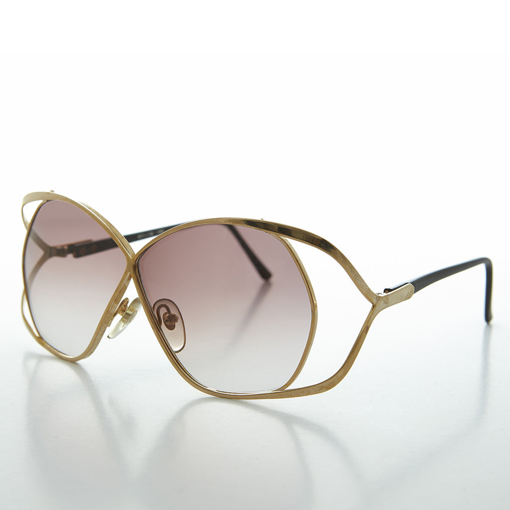 x form vintage women's oversized sunglass
