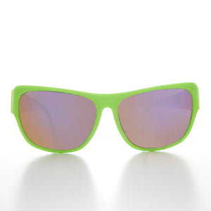 80s Neon Sunglass with Black Temple