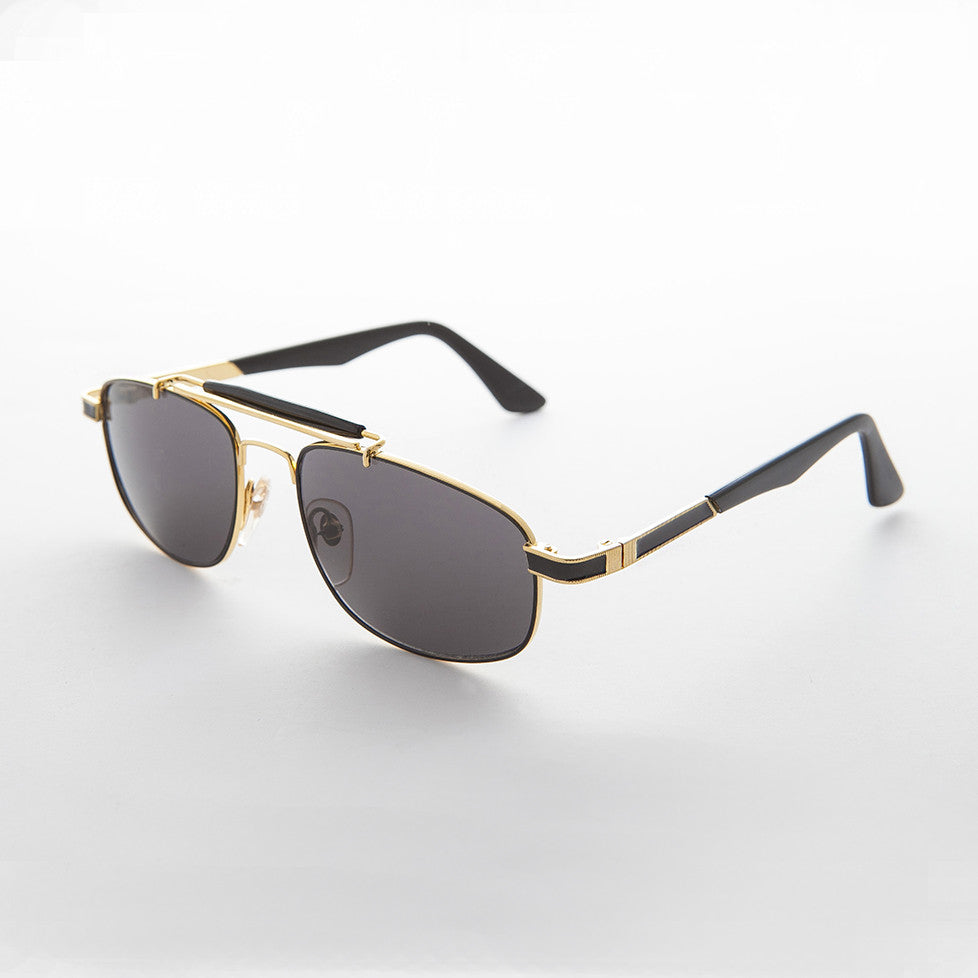 square vintage aviator sunglass