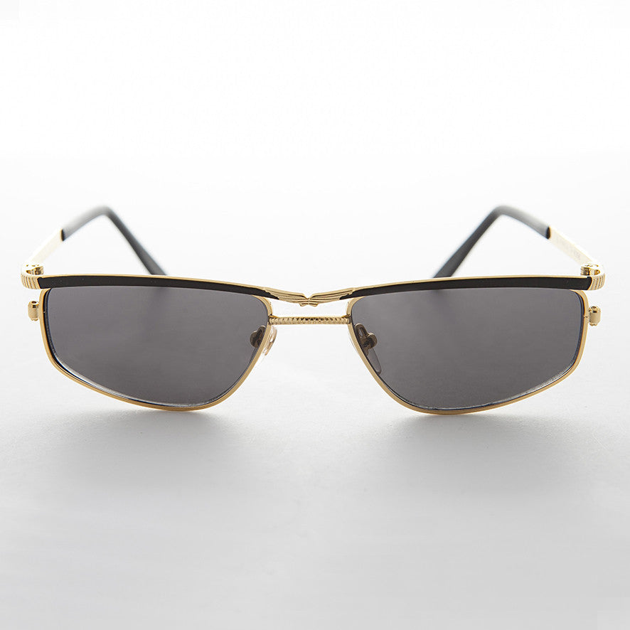 optical quality metal vintage aviator sunglass