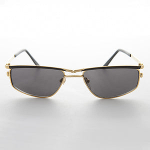 optical quality metal vintage aviator sunglass