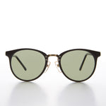 Load image into Gallery viewer, large round horn rim vintage sunglasses
