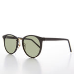 Load image into Gallery viewer, large round horn rim vintage sunglasses
