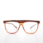Load image into Gallery viewer, Snakeskin Clear Lens 80s Glasses

