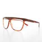 Load image into Gallery viewer, Snakeskin Clear Lens 80s Glasses
