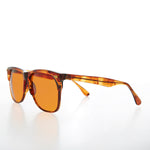Load image into Gallery viewer, Amber Lens Horn Rim Vintage 80s Sunglass
