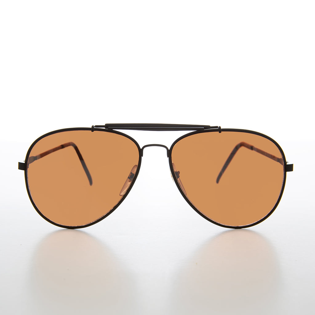 Classic Vintage Aviator with Copper Driving Lens