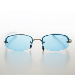 Colorful Rimless Lens Vintage Sunglass