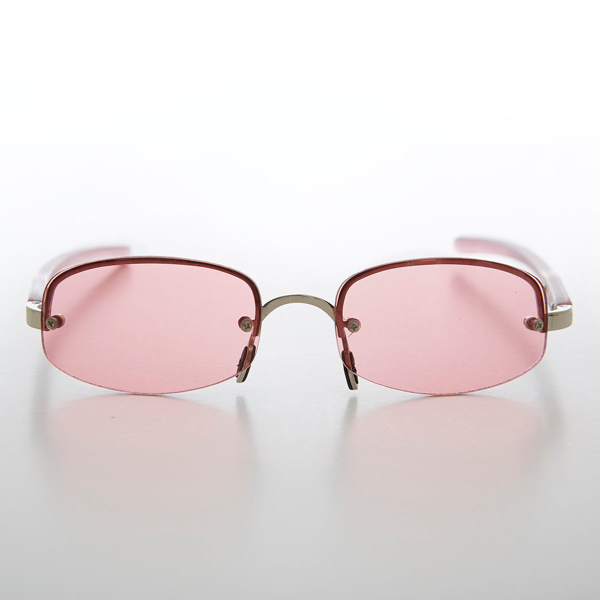 Colorful Rimless Lens Vintage Sunglass